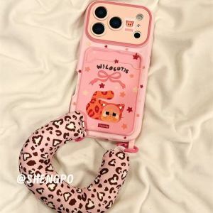 Leopard print crying baby cat is suitable for Huawei MATE70PRO card bag mobile phone case P80/P70X60i soft case h260705
