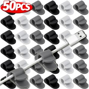 Self Adhesive String Light Clip Wall-mounted Cable Wire Storage Hook Outdoor Waterproof Hanging Holder Home Office Storage Clamp