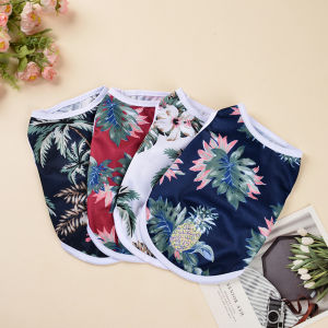Dog Summer Vest Clothes For Small Medium Dogs Cats Breathable Hawaiian Beach Style Puppy T-shirt Chihuahua Yorkshire Pug Coat