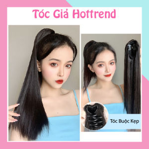 Tóc giả nữ ngoạm đuôi CAO CẤP. Tóc thẳng dài nữ tính