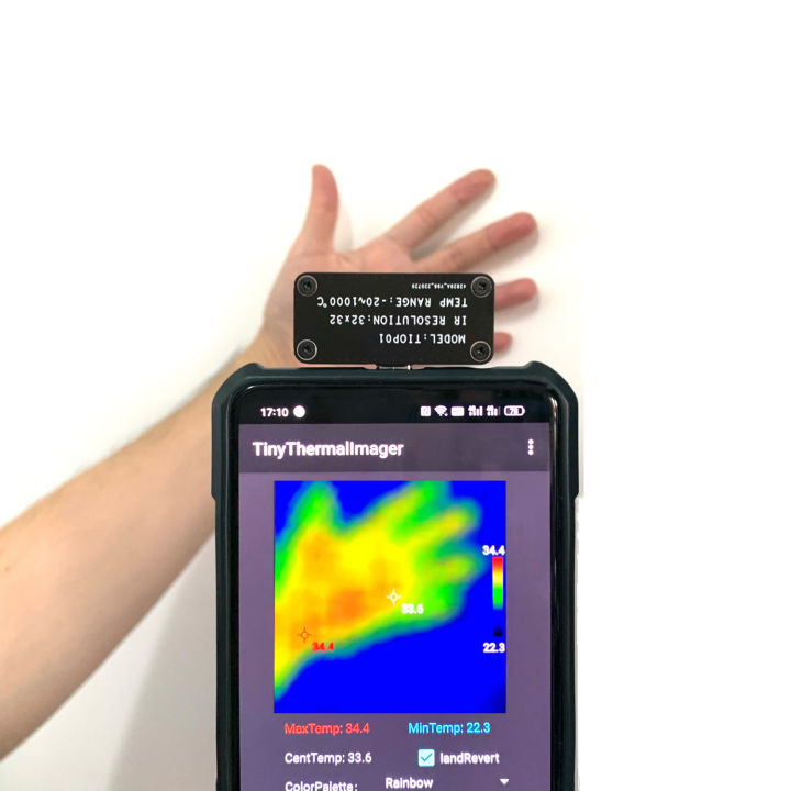 TIOP01 IR Resolution 32x32 Thermal Imager Night Vision Infrared Imaging