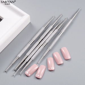 Nail Painting Pen Double Ends Stainless Steel UV Gel Nail Art Dotting Tools Jewelry Sequins Rhinestone pick up Tool