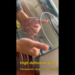 PC Endurance Board High Temperature Resistant High Transparent Board Acrylic Transparent Board pvc Plexiglass Board Full Transparent Board PC Endurance Board Plastic Hard Board Roof Balcony Canopy Greenhouse Greenhouse Glass