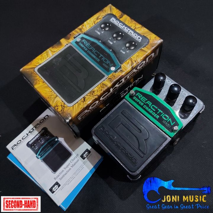 Efek Gitar Rocktron Reaction Super Charge Overdrive Overdrive