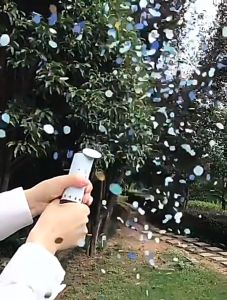 [SG SELLER] Hand Held Confetti Cannon Party Popper Celebration Birthday Wedding Gender Reveal Events Decorations
