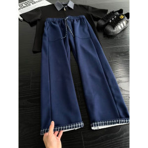 ZHUOCAN | Summer Lightweight Flared Loose Trousers Men