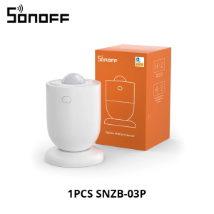 Sonoff | SONOFF SNZB-03P Zigbee Motion Sensor Light Detection Home Security Local Smart Scene Linkage via EWeLink APP Alexa Google