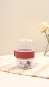 LocknLock Two Way Container Wadah Toples Penyimpanan Makanan Dua Sisi 360+310ml LLS221