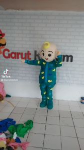 Kostum maskot badut cocomelon yoyo watermelon setelan lucu karnaval