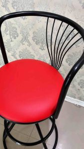 ITS Bar chair เก้าอี้บาร์สูง73ซม. เบาะหมุนได้มีพนักพิงหลังและที่วางแขน CTO-B เก้าอี้เหล็ก เก้าอี้ทานข้าว เก้าอี้ร้านอาหาร