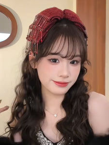 Elegant Heavy Embellished Butterfly Knot Hair Clip & Women's Spring Loaded One-Word Hair Clamp