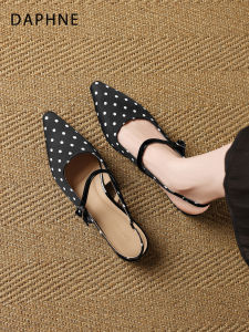 Daphne | Summer New Mary Jane Style Pointed Toe Pump With Dress Beauty Chunky Heel