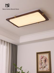 MOYU | French Classic Retro Solid Wood Bedroom Light Fixtures