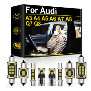Đèn Nội Thất LED Audi Không Lỗi Đèn Tín Hiệu Nội Thất Xe Hơi Cho A3 S3 8L 8P 8V A4 S4 A5 S5 A6 S6 A7 S7 A8 S8 Q5 SQ5 Q7 4L Giao Diện T10 12V 3W