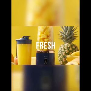 ETD 400-mL Wireless Mini Blender Tumbler Heavy Duty Fruit Presser Shake Portable Electric Juicer Two Cups