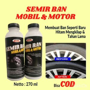 Semir Pengkilap Penghitam Ban Mobil Motor Tahan Lama 250 ml
