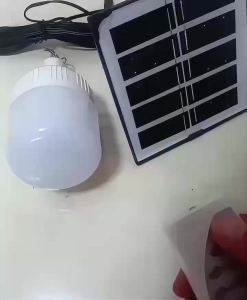 JDของแท้ หลอดไฟโซล่าเซลล์ 3สี 100W 200W 300W 500W 800W ไฟโซลาร์เซลล์ Solar Light หลอดไฟ พลังงานแสงอาทิตย์