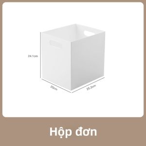 ZHIZHOU | Hộp Lưu Trữ Tủ Nhựa Thiết Kế Góc Vuông