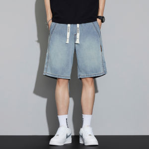 Thin Tencel Loose Casual Mens Denim Shorts
