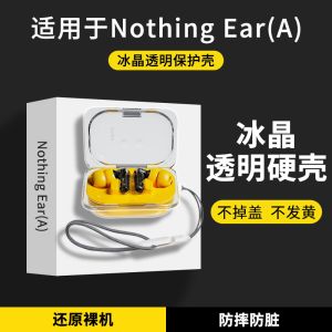 โปร่งแสง เคสป้องกันสำหรับหูฟังบลูทูธไร้สาย Nothing Eara ซิลิโคนบางเฉียบ ปกป้องรอบด้าน ป้องกันการตกกระแทก นุ่ม เปลือกหอย