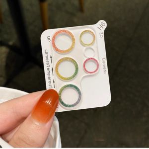 Glitter Lens Film For Samsung S24 Ultra S23 Ultra Camera Lens Protector For Samsung Galaxy S24+ S22 S23 Plus Ultra Screen Protector Protective Glass Film
