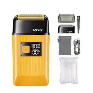 VGR Professional Hair And Beard Electric Shaver For Men Beard Trimmer Wet Dry Shaving Machine  For Men V-357