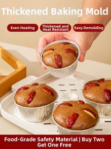 zber | Disposable Steaming and Baking Aluminum Foil Cake Molds