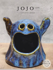 Adorable JOJOS L. PD.life. Halloween Ghost Decorative Candle Holder Aromatherapy Candle Spooky Decoration Home Accessories