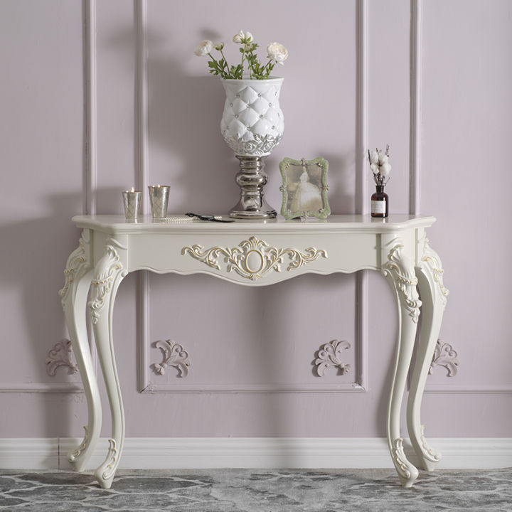 European Style Hallway Table Entrance Cabinet Fashion against the Wall ...