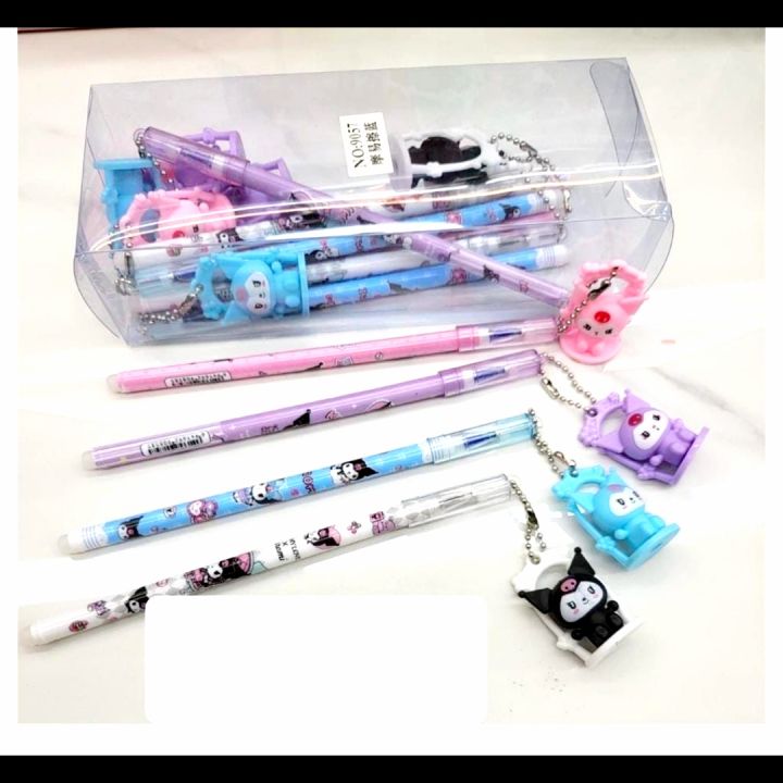Pena Sanrio Cinnamon Roll Melody Hello Kitty Kuromi Plus Gantungan Boneka  Karakter Kitty Korea Murah Import