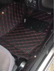 (Ready To ship) For Toyota Harrier car floor mats -3 pieces waterproof dustproof shockproof front and back PU leather car