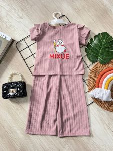 "NCC" Usia 1-6 tahun Setelan Anak Perempuan VIDYA MIXUE Hornet Baju Set Atasan dan Celana anak Cewek Murah