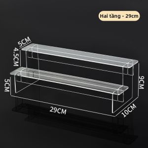YOUKAMAN | Kệ Hiển Thị Bậc Thang Trong Suốt Acrylic