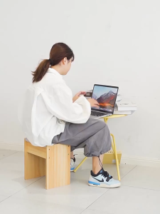 Meja Nakas Meja Kecil Aesthetic Lemari Penyimpanan Meja Nakas Kayu Meja Kamar Nakas Portable