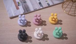 4pcs Silicone Toothbrush Holder Creative Wall Mounted Multifunctional Hook Razor Holder Storage Waterproof Kitchen Bathroom