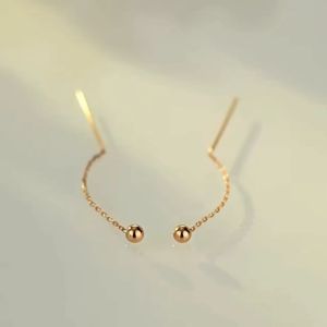 Anting Titanium Wanita Bulat Juntai Terbaru Anting Titanium Anti Karat Tidak Luntur