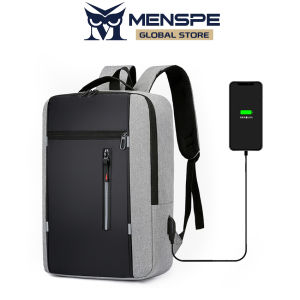 MENSPE Bag Men Laptop Backpack Travel Backpack Business Bag College Backpack USB Charging Casual Shoulder Bag Anti Theft Back Pack School Bag Camping Bag