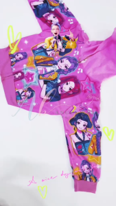 Angel Baby Kid Cartoon K-Pop Huntrix Demon Hunters Jacket  Kpop Animated Budak Jaket