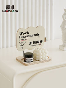 Wozoom จานเก็บของตกแต่งหน้าบ้านแบบโมเดิร์น จัดระเบียบในร่ม ตกแต่งห้องรับแขก วัสดุไม้ งานฝีมือทำมือ
