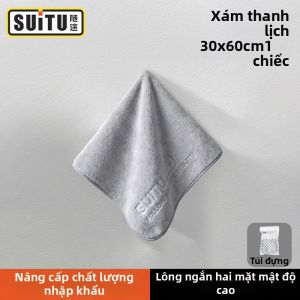 Khăn Lau Xe Chất Lượng Cao Hai Mặt Dày Không Trầy Xước Không Bụi
