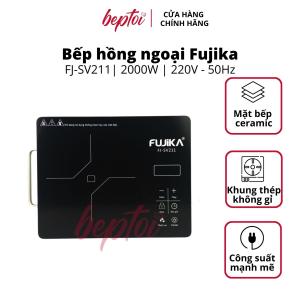 Bếp hồng ngoại đơn Fujika FJ-SV211 bếp hồng ngoại cảm ứng FUJIKA mặt kính ceramic công suất 2000W
