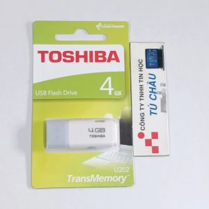 USB lưu trử - USB Flash Toshiba U202 (TransMemory): 4GB (Chính Hãng)