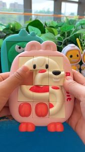 MI-M376 Mainan Edukasi Anak Puzzle Geser Slide 3D Karakter Hewan / Maenan Brain Game Edukasi