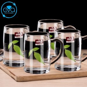 Bộ 6 Ly Quai Pháp Uống Bia Thuỷ Tinh 390ML DELI Benidorm Glass Mug 11.7 OZ ZB05390