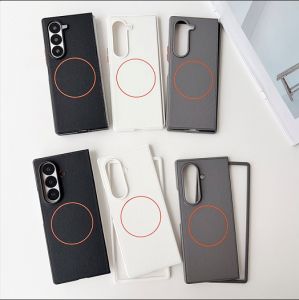 For Samsung Galaxy Z Fold 7 Casing Lychee Leather Hard Phone Case Cover