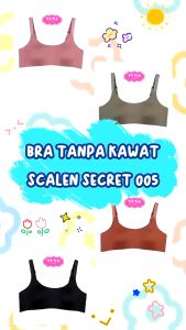 SCALEN SECRET | Bra Tanpa Kawat SS 005 | Size 36B- 42B