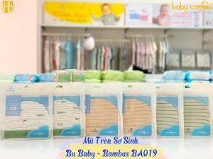 Mũ Tròn Sơ Sinh BU Baby - Bambus BA019 Cho Bé