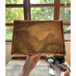 Furyao Chinese Style Large Capacity Glass Tea Pot with Filter Hole Fairy Pendant Pink Flower Tea Brewing Pot Palace Style