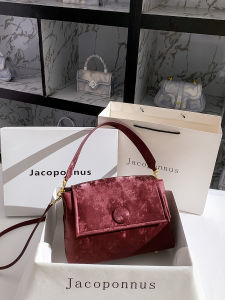 Jacoponnus Red Wedding Tote Bag Womens Shoulder Bag High Quality Large Capacity Single Shoulder Handbag for Autumn And Winter