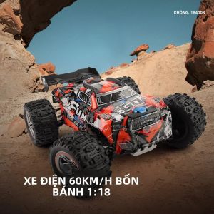 Xe Điều Khiển Từ Xa WLtoys 184008 4WD Tỷ Lệ 1/18 Chuyên Nghiệp Tốc Độ Cao Drift Xe Đua 60KM/H Dành Cho Trẻ Em Trai